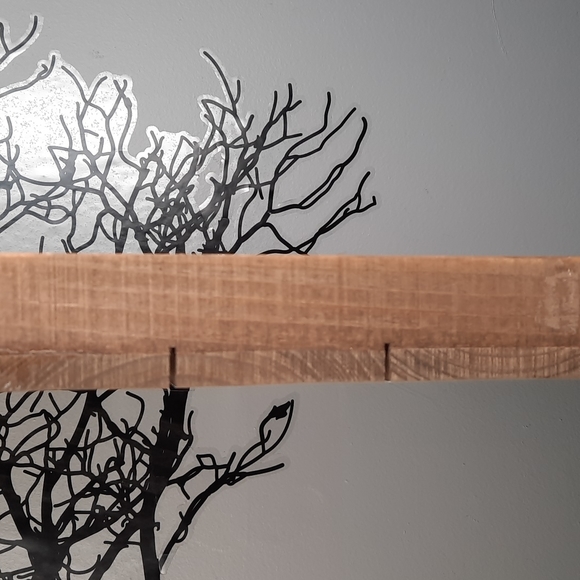 Wood Wall Art Box Sign Farm Rooster Chicken Pig Cow Moo Oink Crow Sunrise Urban - Picture 7 of 9